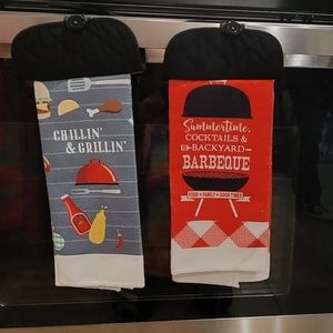 Grill Themed Kitchen Towels